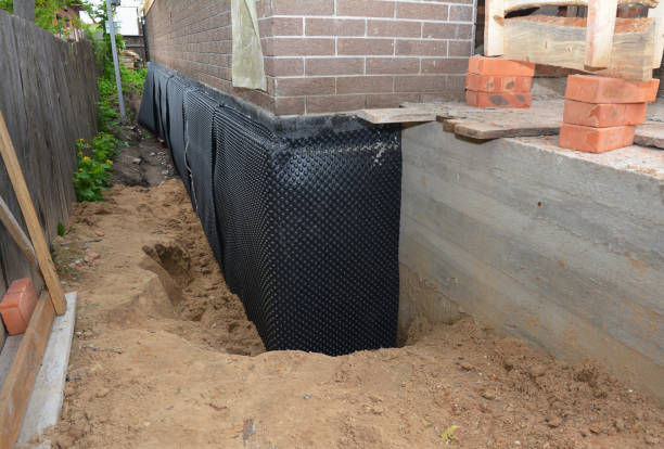 Happy homeowners after waterproofing job in Paulsboro